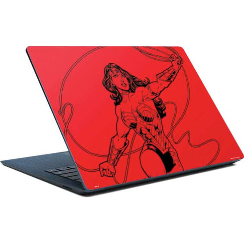 DC Comics Wonder Woman Comic Pop Surface Laptop Skin